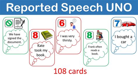 Reported Speech Game Tefl Lessons Esl Worksheets