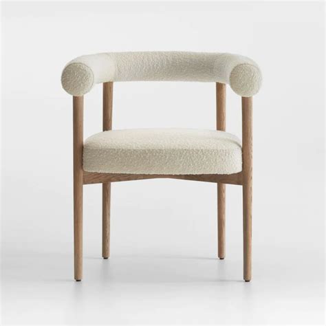 Mazz Boucle Dining Chair By Leanne Ford Modern Farmhouse Furniture