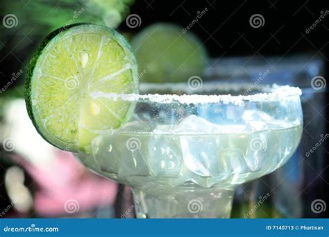 Margarita Drink On Bar Stock Image Image Of Hard Slice 7140713
