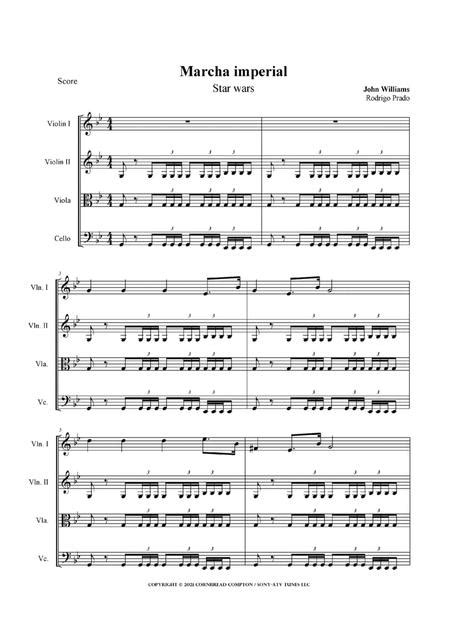 Download Digital Sheet Music Of Star Wars Imperial March For String