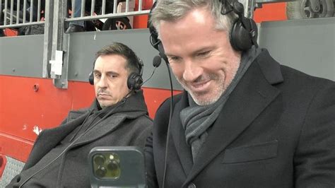 Jamie Carragher And Gary Neville React To Manchester Uniteds Hostoric