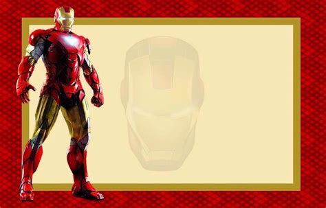 Iron Man Free Printable Invitations Cards Or Photo Frames
