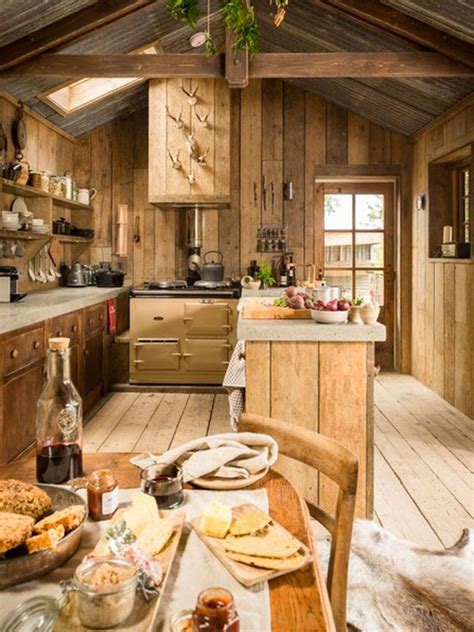 Envío gratis con amazon prime. Una cabaña de cuento muy rústica | Cocinas de cabañas ...