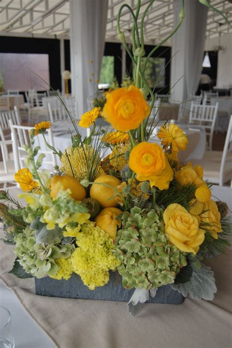 Flowers By Semia Lindseys Yellow Wedding