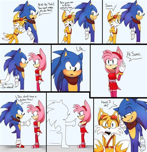 Sonamy Boom Dont Push It By Gottagoblast Sonic Sonic And Amy Amy