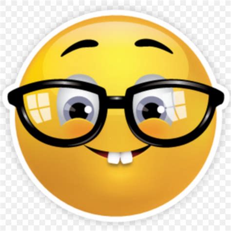 Emoji Nerd Emoticon Smiley Geek Png 900x900px Emoji Android Nougat