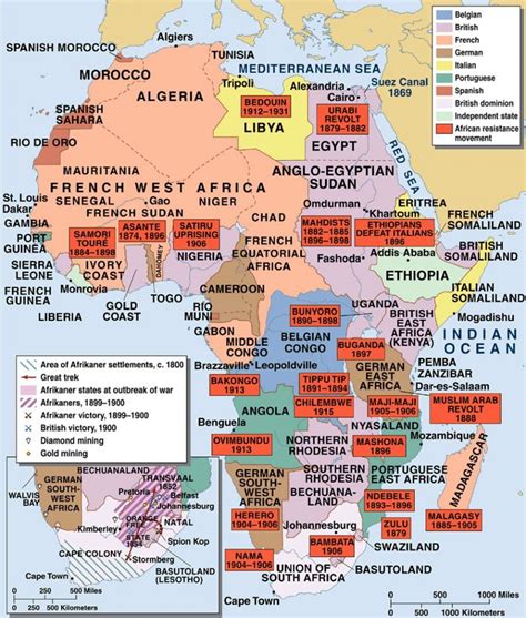Atlas Of The Colonization And Decolonization Of Africa Vivid Maps