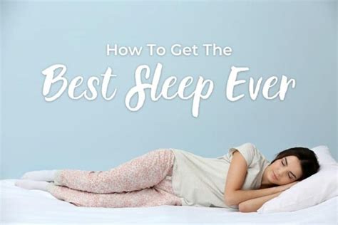 How To Get The Best Sleep Ever Superfoods Company Blog