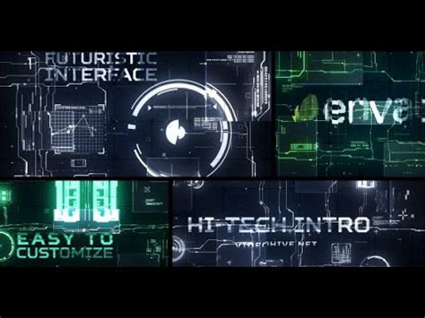 You'll find something for every stage of your video project. Hi-Tech Intro | After Effects template - YouTube