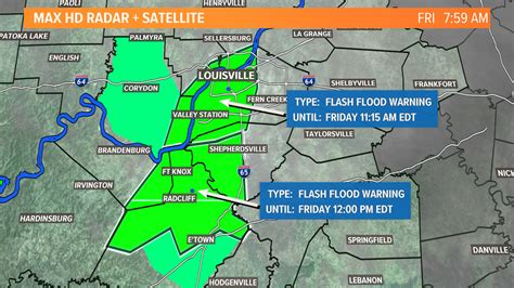 Flash Flood Warnings Issued For Several Kentucky Indiana Counties