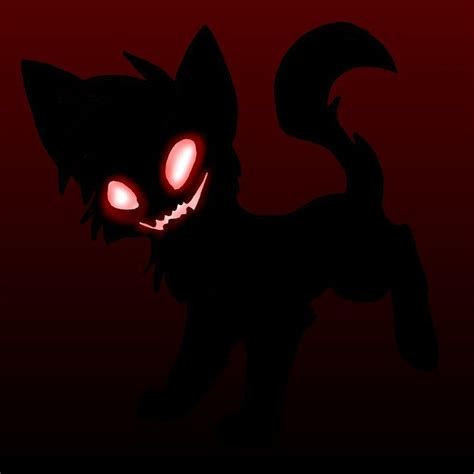 The Shadow Cat Cat Shadow Demon Drawings Anime Shadow