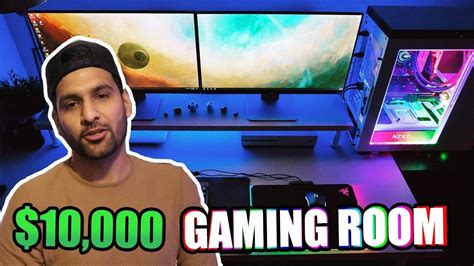 My 10000 Gaming Room Tour Zaidalit Youtube