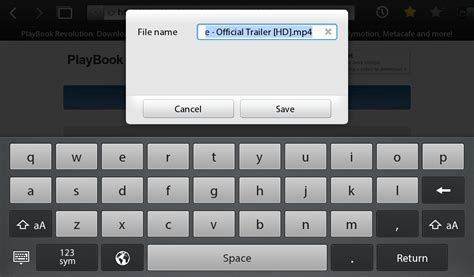 Download app with cobalt's play store (but don't install). How To: Download Youtube Videos on BlackBerry PlayBook