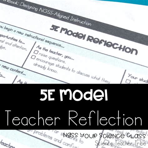 Teacher Reflection Sheet 5e Model Sq Iexplore Academy