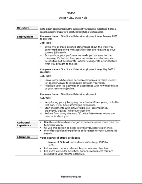 Naturally, you don't have tons of experience if you've just finished school. Resume Format Sample