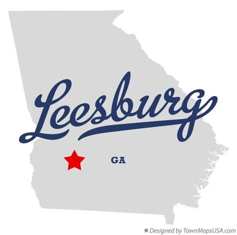 Map Of Leesburg Ga Georgia