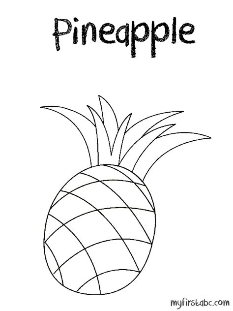 Vegetable coloring pages fruit coloring pages pattern coloring pages coloring pages to print free printable coloring pages coloring pages pineapple play. Pineapple Coloring Page - Coloring Home