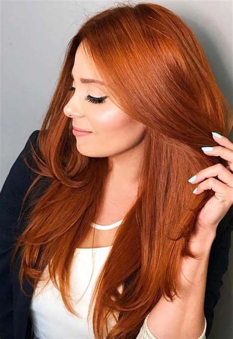 Fancy Ginger Hair Color Shades To Obsess Over Cores De Cabelo Cor De Cabelo Ruivo Cabelo