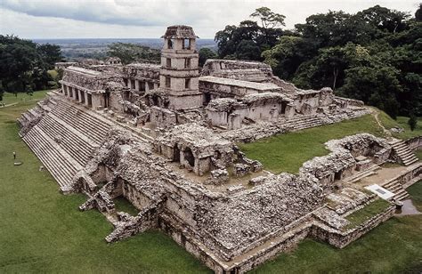 Palenque Ruins Palenque Aztec Ruins Maya Architecture