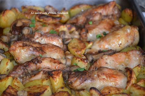 cuisses de poulet farcies au four Le Sucré Salé d Oum Souhaib