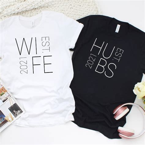 wife and hubs shirts etsy
