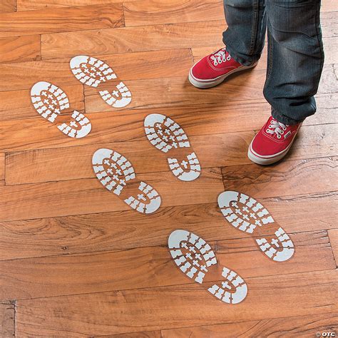 Religious Snow Tracks Footprint Floor Decals Discontinued