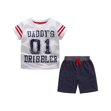 Baby Boys Clothing Set 2018 Summer New Fashion Cotton T Shirts Shorts