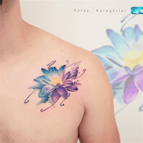 43 attractive lotus flower tattoo designs. L O T U S • F L O W E R • . . . . . . . #watercolor #lotus ...