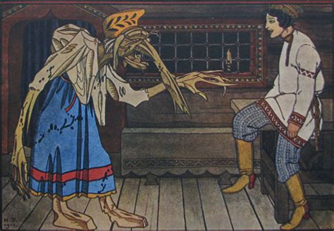 Baba Yaga Russian Folktales Classic Witch Russian Life