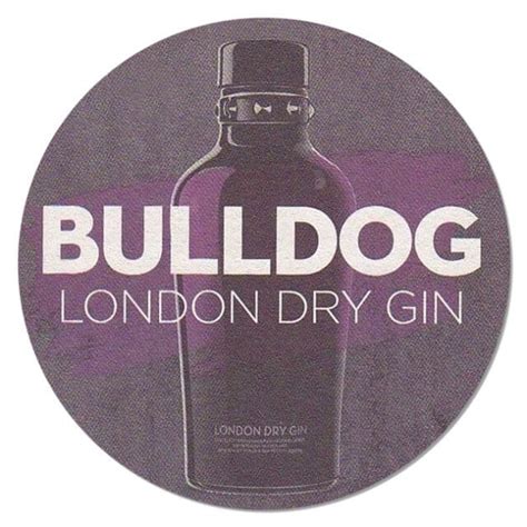 Bulldog London Dry Gin Coaster