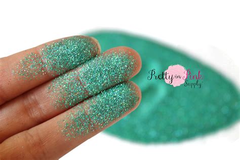 Turquoise Iridescent Ultra Fine Glitter Loose Glitter 1 Oz Etsy
