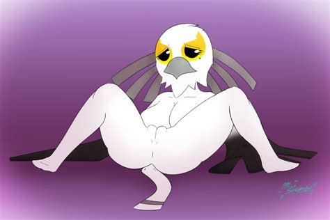 Rule 34 Aggressive Retsuko Anthro Anus Avian Beak Beauty Mark Big Breasts Bird Breasts