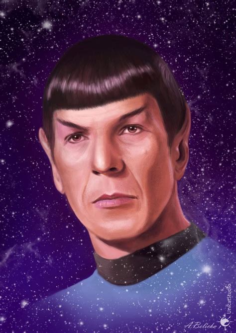Spock Digital Painting Star Trek Art Star Trek Printables Star Trek Characters
