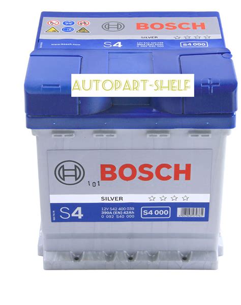 Car Battery 202 002l Bosch S4000 For Citroen C1 Peugeot 107 And Toyota