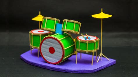 School Projects Cardboard Drum Set Youtube