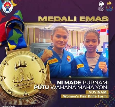 putu wahana dan ni made raih emas bagi indonesia di sea games kamboja kalimantan post