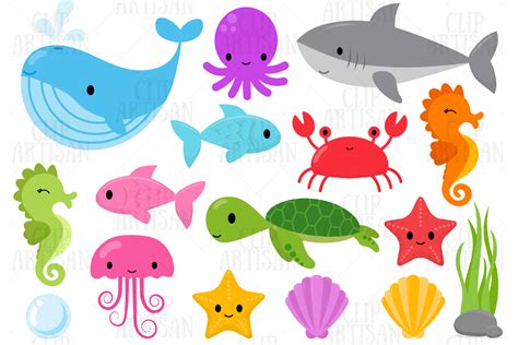 Aquatic Animals Clipart Images