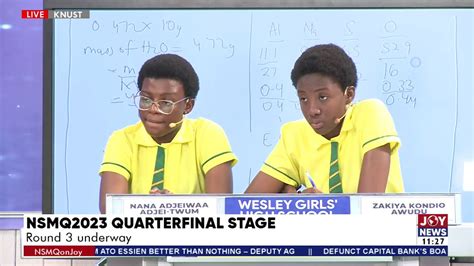 Wesley Girls Shs Qualifies For The Semi Finals Of Nsmq After Defeating