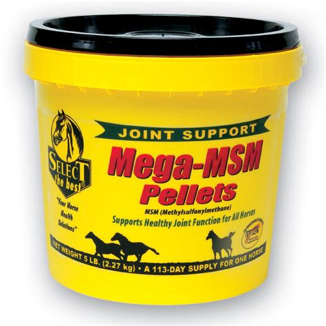 Murdochs Select The Best Mega Msm Pellets Equine Supplement