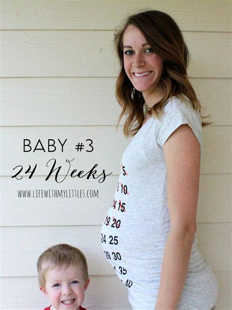 Baby 3 Pregnancy Update 24 Weeks Life With My Littles