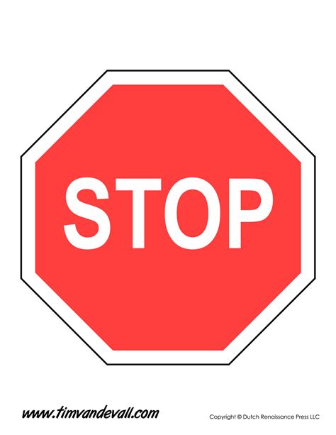 Free Stop Sign Template Printable Download Free Stop Sign Template Vrogue