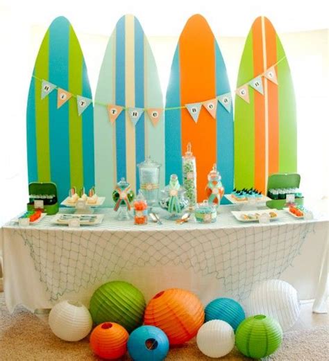 Beach Themed Birthday Party Con Imágenes Fiestas De Verano Fiesta