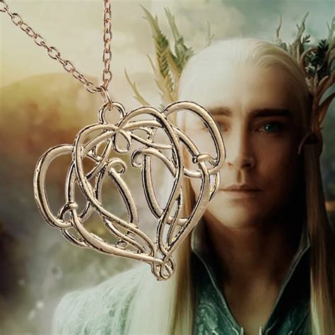 El Collar Hobbit Los Elfos Elrond Rey Corona De Oro Hueco Corazón
