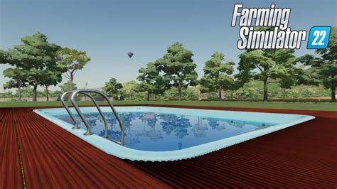 Pool Deck Farming Simulator 2022 Fs 22 Ls 22 Placeable Building Mod
