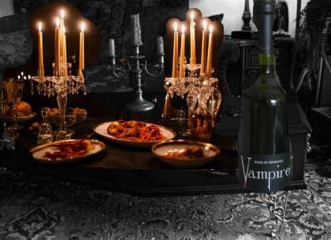At dinner the vampire reveals his true nature to his guests and the real reason why they are there, to kill him before dawn, as he has grown bored with his existence. Time for vampire dinner