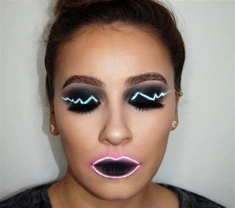 Neon Light Makeup Trend Is Huge On Instagram Fashionisers