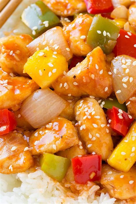 Sweet, tangy, savory, tomato and chilli based sauce which will electrify your palate and satisfy your tastebuds. Lighter Sweet and Sour Chicken - Cooking Classy