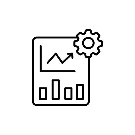 Project Management Vector Line Icon Business Growth And Investment