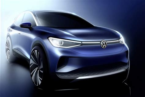 Volkswagen Id4 Previewed In Sketch Car And Motoring News By