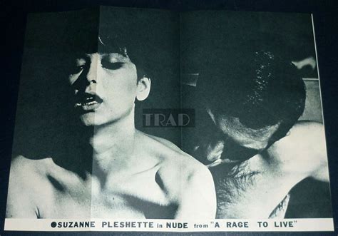 Suzanne Pleshette In Nude From A Rage To Live Jpn Poster X